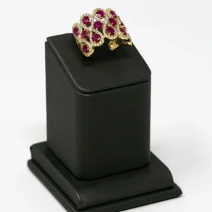 Ruby & Diamond Ring in Yellow Gold