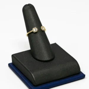 Open Cuff Diamond in White Gold