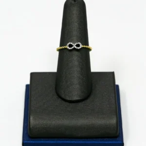 Infinity Diamond in Yellow Gold