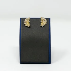Diamond Fan in Yellow Gold