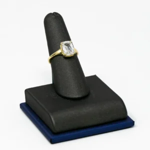 Radion Cut Lab Diamond in Yellow Gold