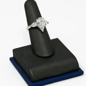 Pear & Trillion Lab Diamond In White Gold